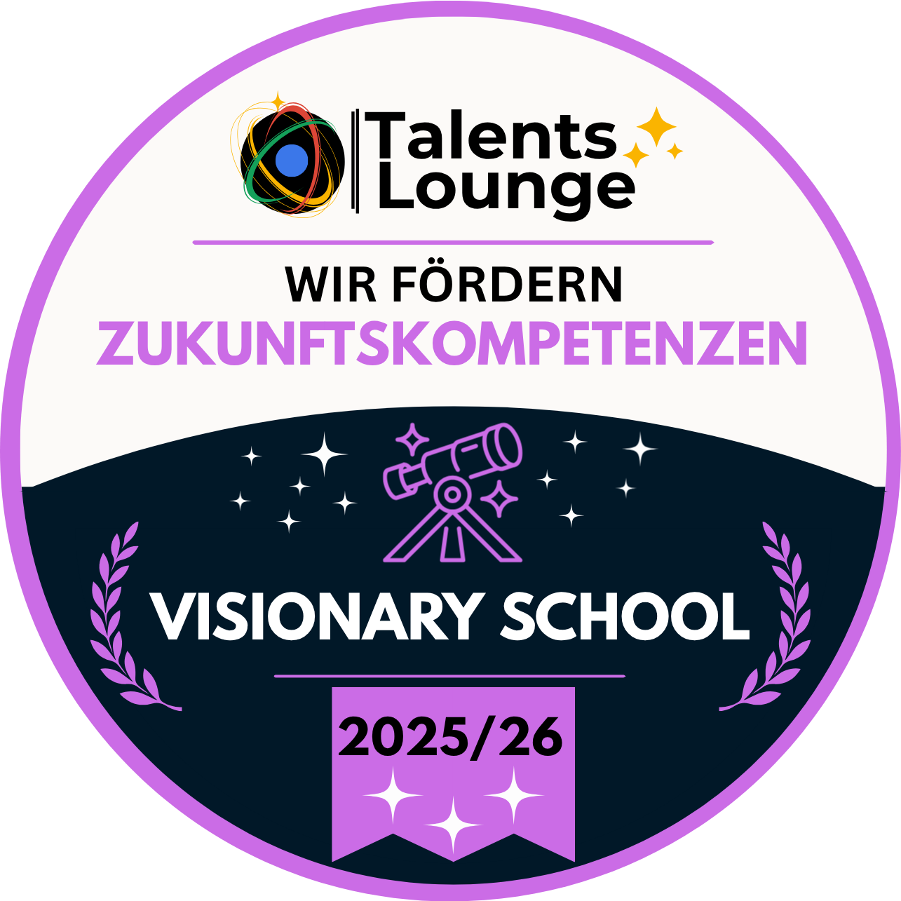 TalentsLounge Visionary School Badge